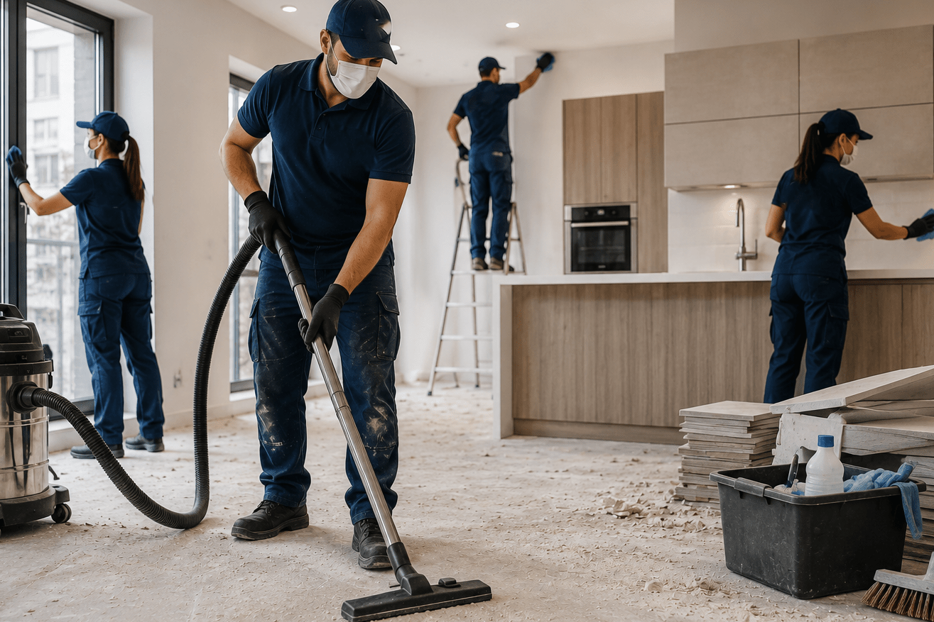 After Builders Cleaning Across London Properties